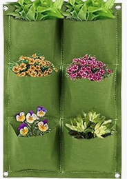 felt pocket planters for vertical gardens